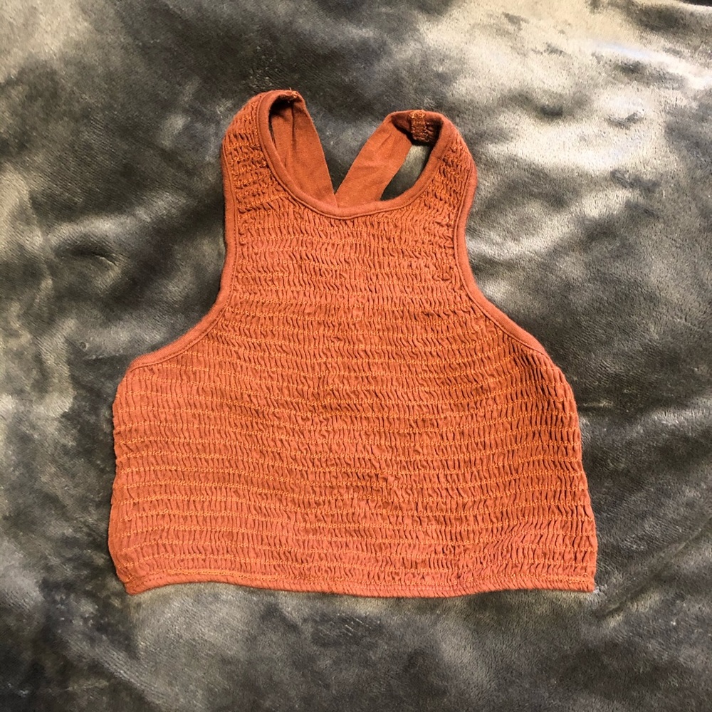Urban Outfitters Scrunchy Crop Tank Top